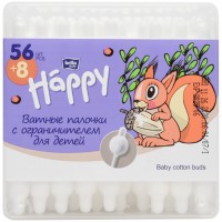 Палички гігієнічні Bella Baby Happy для дітей, 64 шт